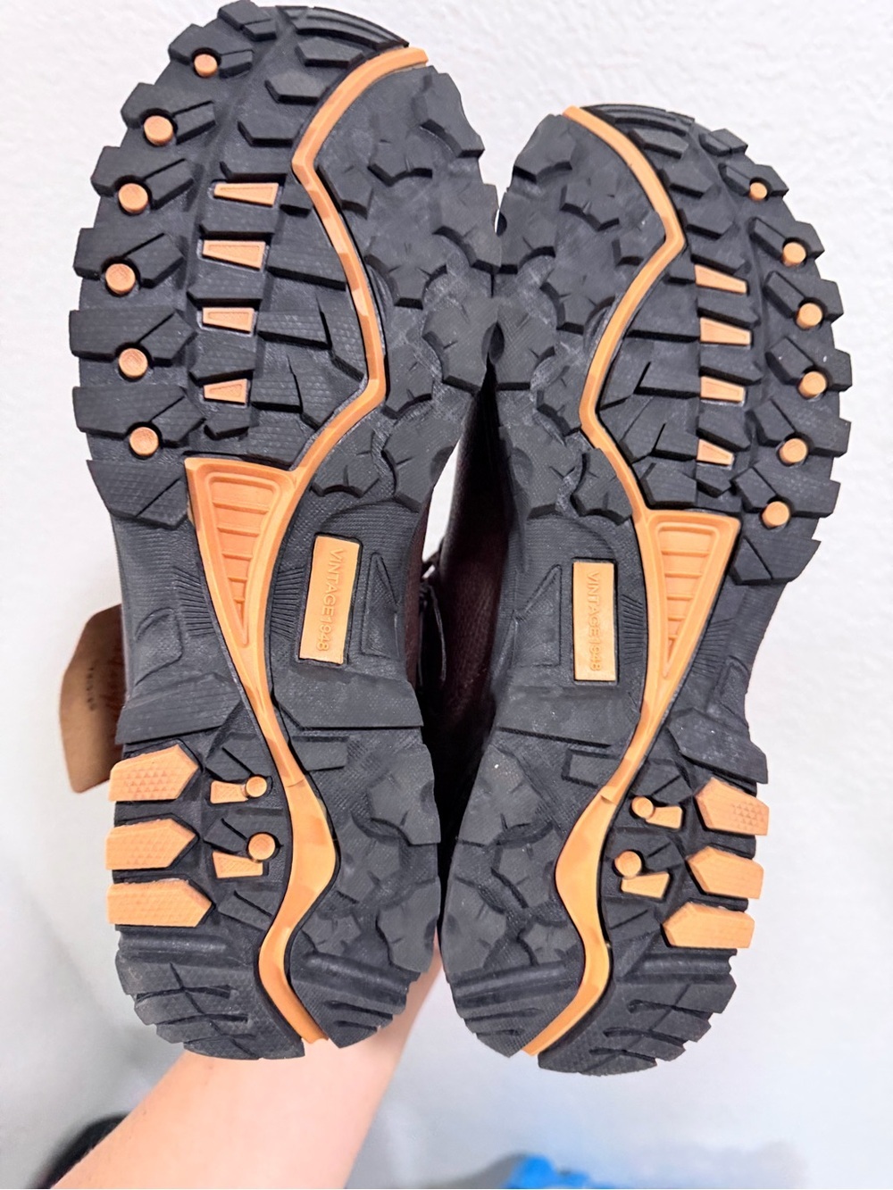 Men's Waterproof Brown Hiking Boots - Picture 4 of 5
